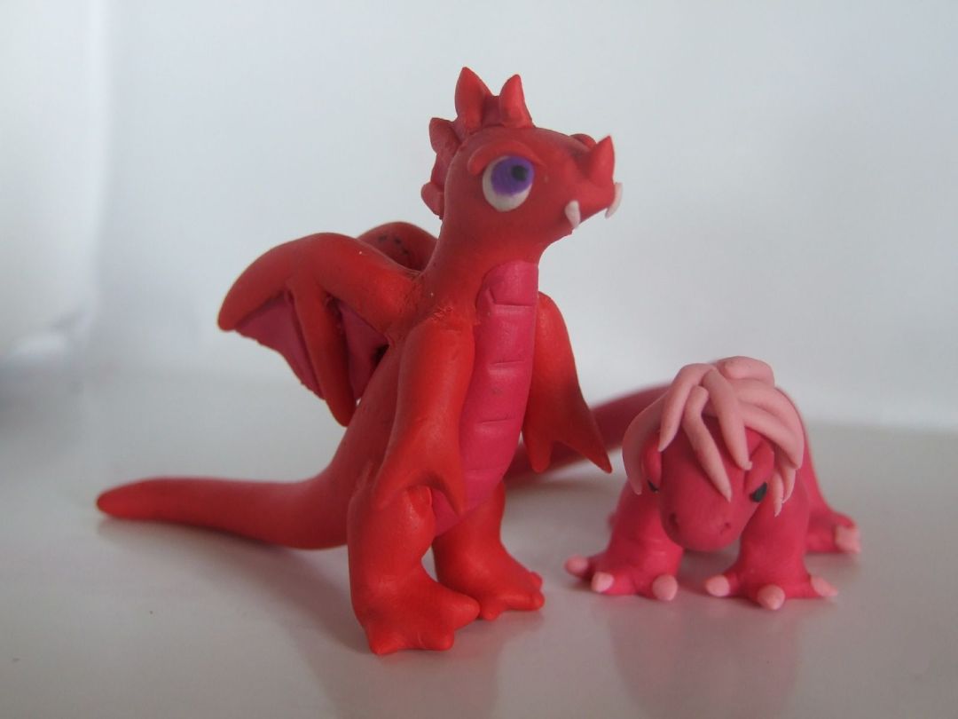 Red Dragon plasticine